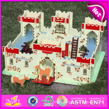 2015 New Mini Wood Castle Molds Toy, Fancy Wood Castle Molds Toy, Wooden Castle Molds Toy for Baby W06A121